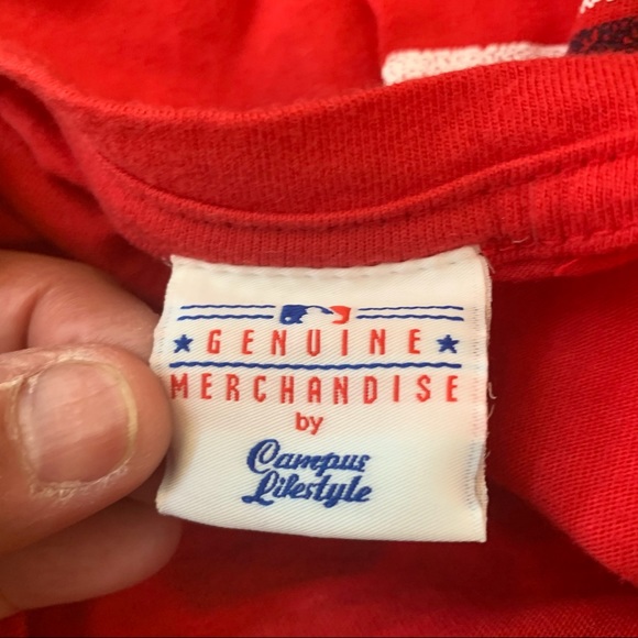 ✅ Genuine Merchandise Angels Trout 27 Red T-Shirt - Picture 4 of 11